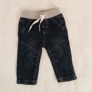 Pantalon jean bleu gris bébé garçon 6 MOIS
