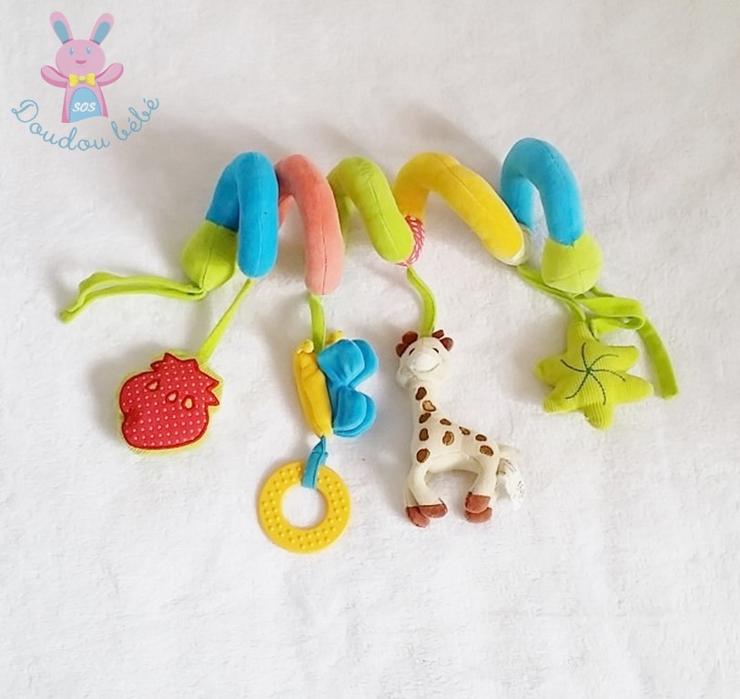 Spirale d'activités Sophie la Girafe colorée jouet bébé VULLI