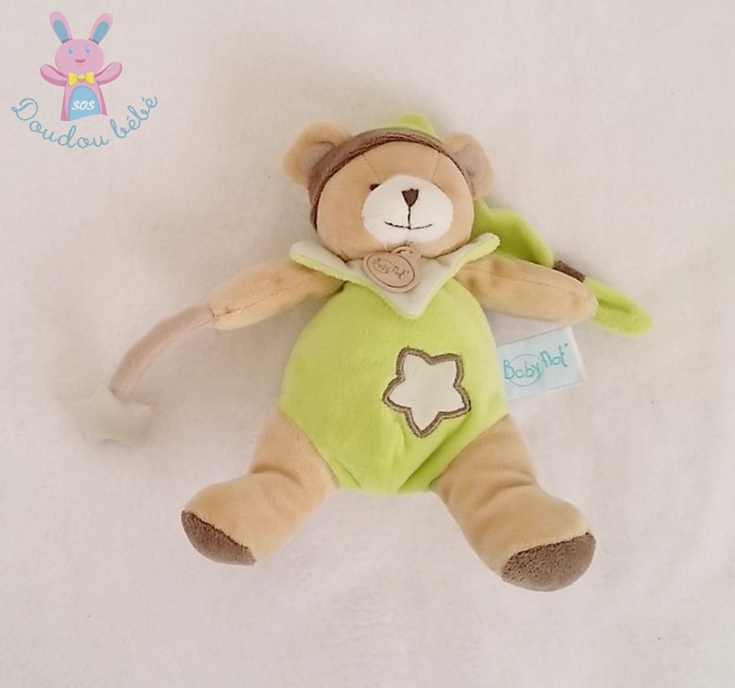 Doudou Ours Vert