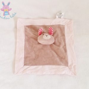 Doudou plat Lapin rose Nature et Découvertes