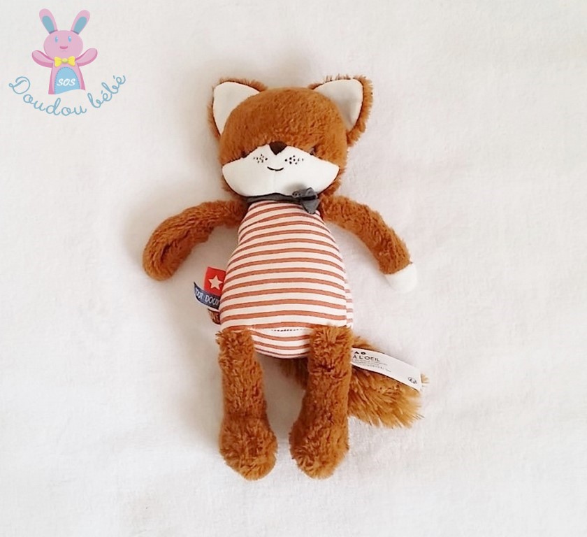 Doudou renard pour shop bebe