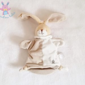 Doudou marionnette Lapin beige Un rêve de bébé