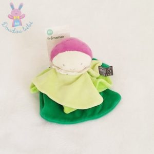 Doudou Poupée fille vert violet dentelle ORCHESTRA PREMAMAN