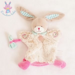 Marionnette Lapin rose Choupidoudou DOUDOU ET COMPAGNIE