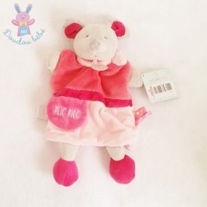 Marionnette Souris rose Petit Secret DOUDOU ET COMPAGNIE