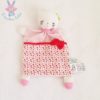 Doudou plat Chat rose MOTS D'ENFANTS