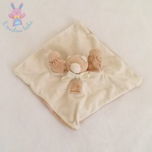 Doudou plat Ours marionnette beige MOULIN ROTY