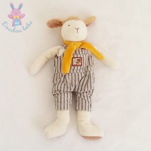 Doudou Mouton salopette Les Zazous MOULIN ROTY