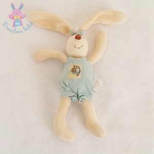 Doudou Lapin bleu Au bord de la mer MOULIN ROTY