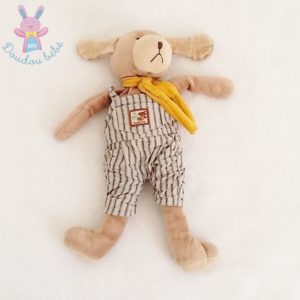 Doudou Chien marron Les Zazous MOULIN ROTY