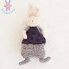 Doudou Lapin Ernest bleu MOULIN ROTY