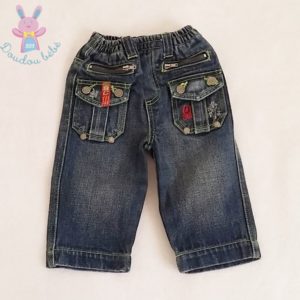 Pantalon jean bleu poches bébé garçon 6 MOIS ORCHESTRA