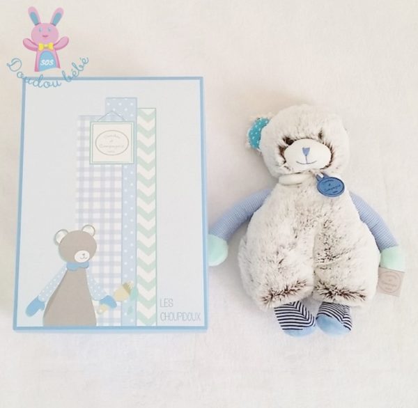 Ours gris Les Choupidoux DOUDOU ET COMPAGNIE – Image 2