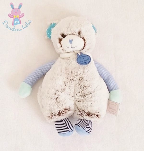Ours gris Les Choupidoux DOUDOU ET COMPAGNIE – Image 3