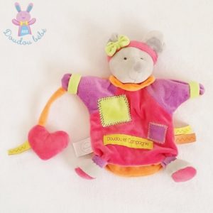 Marionnette Souris zig zag DOUDOU ET COMPAGNIE