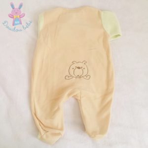 Sur-pyjama polaire jaune bébé garçon 6 MOIS
