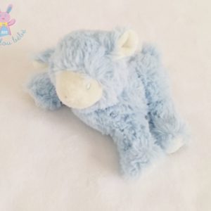 Doudou Mouton blanc et poils bleus Pédiatril