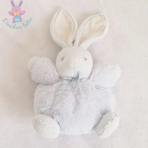 Doudou Lapin boule bleu Perle KALOO