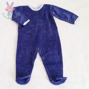 Pyjama bleu foncé bébé garçon 12 MOIS PETIT BATEAU