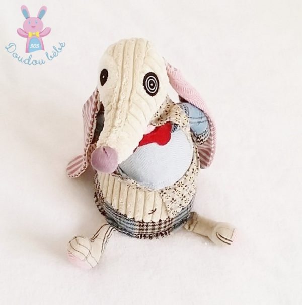 Doudou Chien Nonos 32 cm LES DEGLINGOS