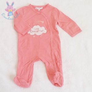 Pyjama coton rose “dreamer” bébé fille 3 MOIS