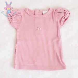 T-shirt rose bébé fille 6 MOIS JACADI