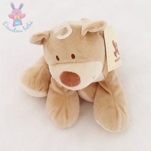 Doudou Ours beige crème marron NICOTOY