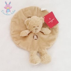 Doudou plat Ours beige Lulu Castagnette Vétir