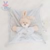 Doudou plat Lapin bleu rayé attache tétine SIMBA NICOTOY – Image 2