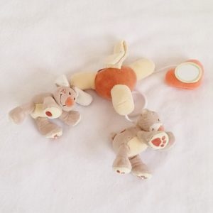 Mini mobile musical Lapin Ours Pol Jade NATTOU
