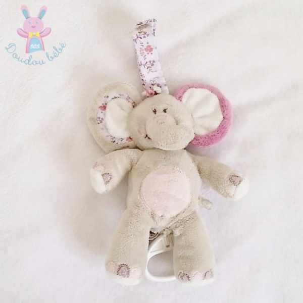 Doudou éléphant musical Kali Nina Kenza NOUKIE'S