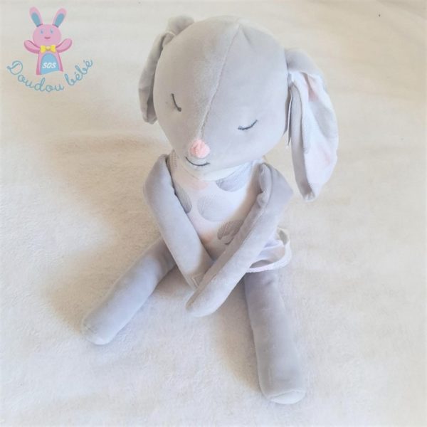 Doudou Lapin gris OBAIBI