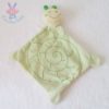 Doudou plat escargot vert NICOTOY