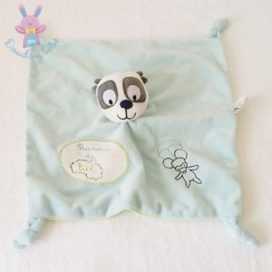 Doudou plat Panda Ours bleu Bandits du ciel KIABI JOGYSTAR