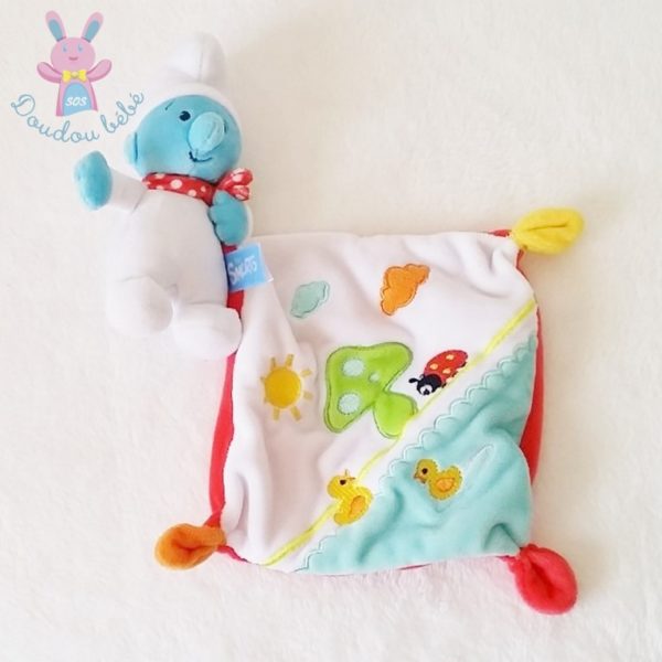 Doudou Schtroumpf mouchoir NICOTOY