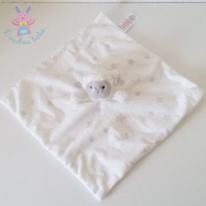 Doudou plat Mouton écru blanc gris étoiles PRIMARK