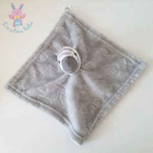 Doudou plat Zèbre polaire gris blanc nuages PRIMARK