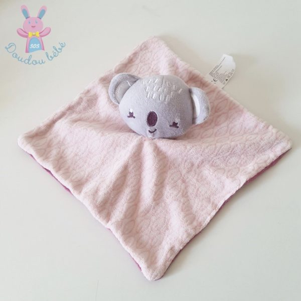 Doudou plat Koala rose SIPLEC LECLERC