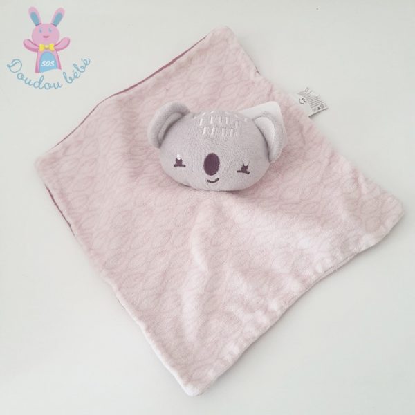 Doudou plat Koala rose SIPLEC LECLERC