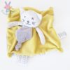 Doudou plat Petit Chat gris vert anis LA REDOUTE – Image 3