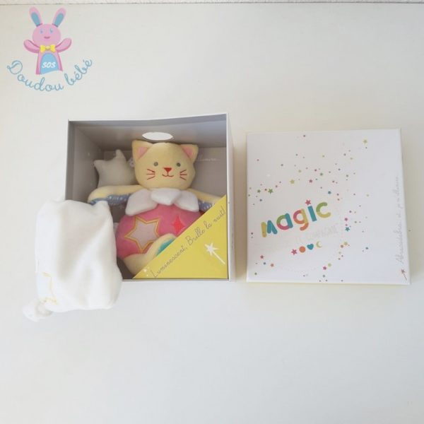 Chat Magic étoiles mouchoir luminescent DOUDOU ET COMPAGNIE – Image 2