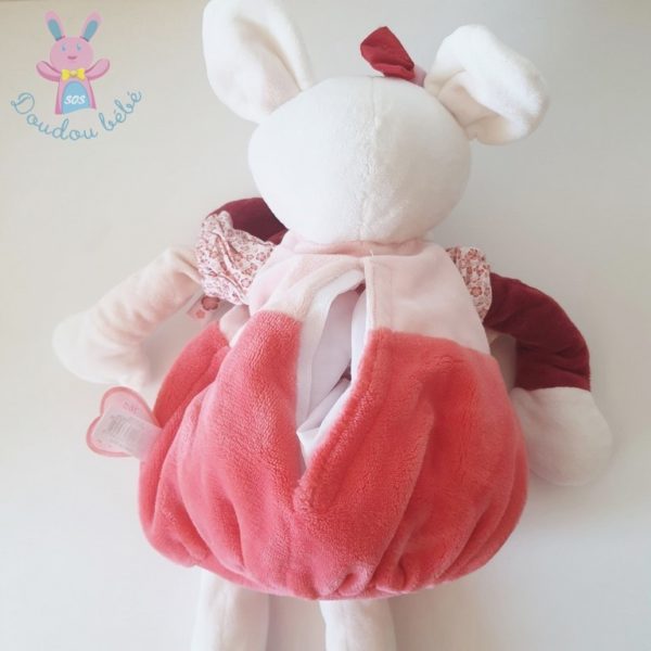 Souris Clémentine range pyjama rose fuchsia DOUDOU ET COMPAGNIE – Image 3
