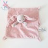 Doudou plat Lapin rose SIMBA