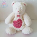 Baby Nat' Range Pyjama Ours Flocons - Peluche Rangement 40cm