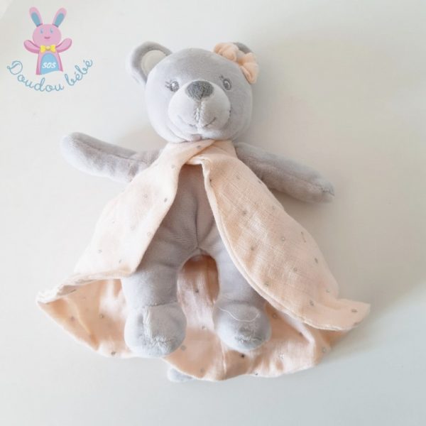 Doudou Souris gris rose CYRILLUS