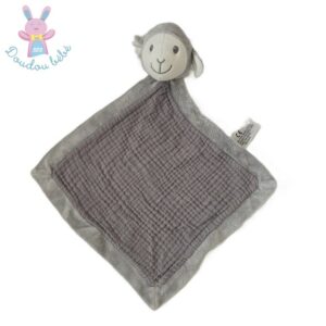 Doudou plat Mouton lange gris blanc SIMBA TOYS