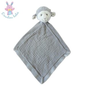 Doudou plat Mouton lange gris blanc SIMBA TOYS