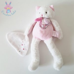 Chat Les Gommettes rose 30 cm DOUDOU ET COMPAGNIE