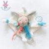 Doudou plat Lapin Happy puzzle DOUDOU ET COMPAGNIE