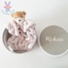 Doudou plat Ours plume naturel KALOO